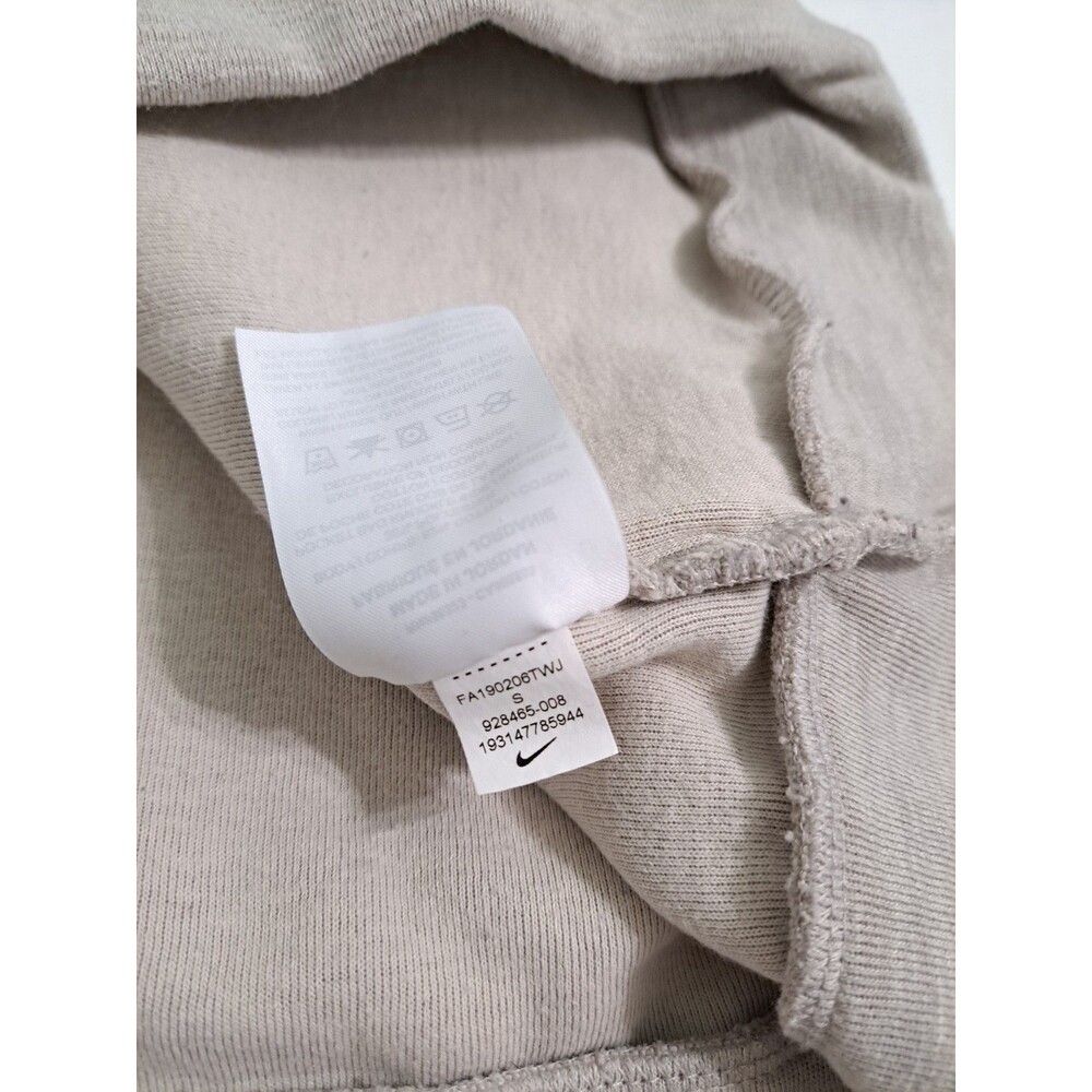 Nike Sportswear Fleece Sweatshirt Sweater Men's Small Colorblock Taupe Gray NSW - Picture 5 of 9